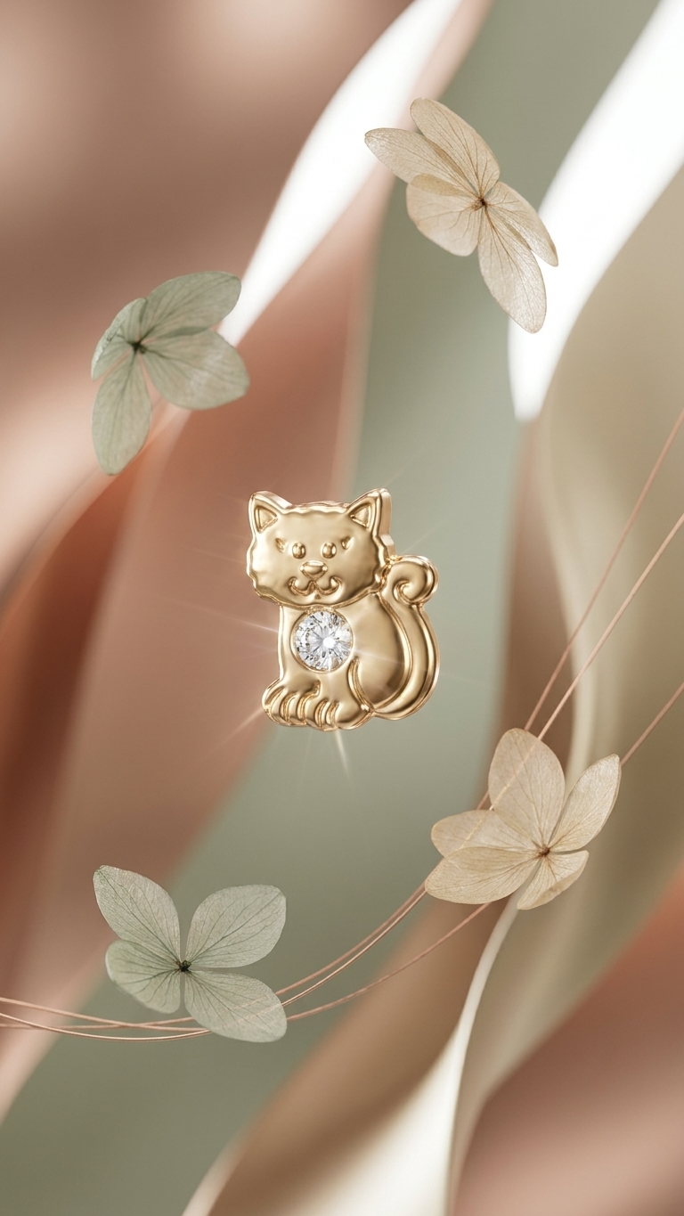 Maris 9ct gold stone set stud earrings