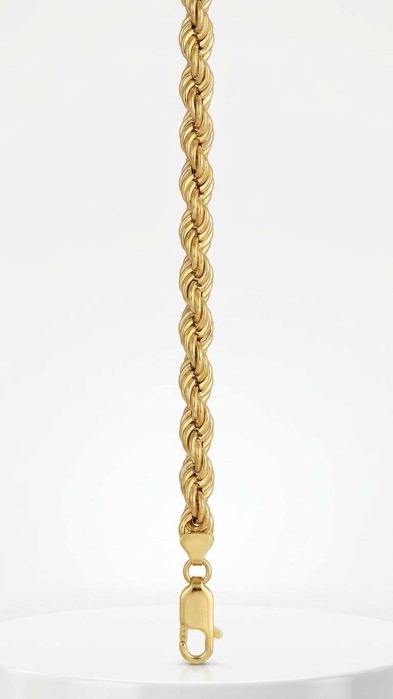 Eirene 9k yellow gold chain necklace, Luma Jewellery