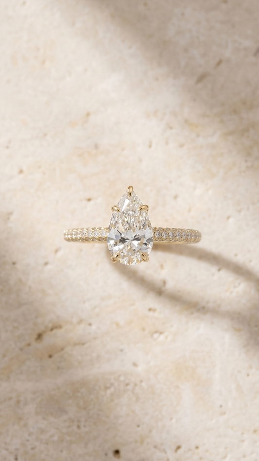 Amaya Pear Ring