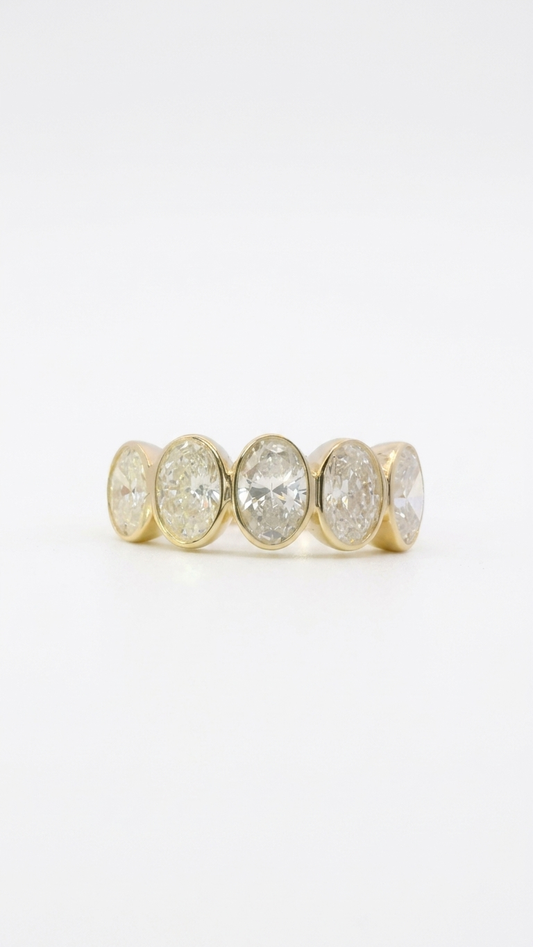 Lumiara Oval Diamond Ring