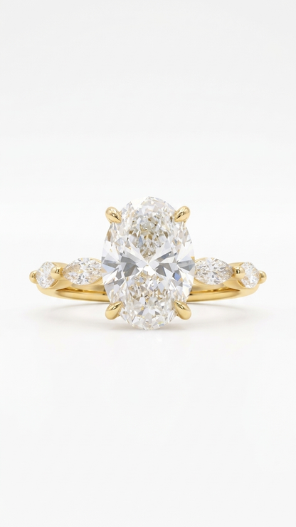 Eira Oval Diamond ring
