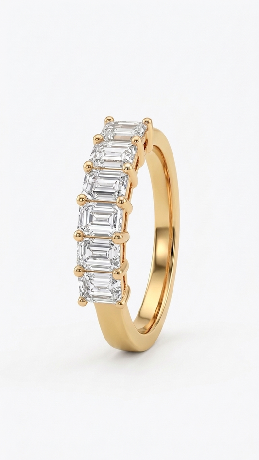 Cassiane Emerald Diamond Ring
