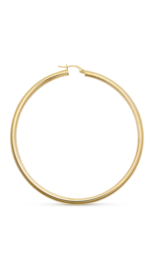 Orla 9k Gold Creole Earrings