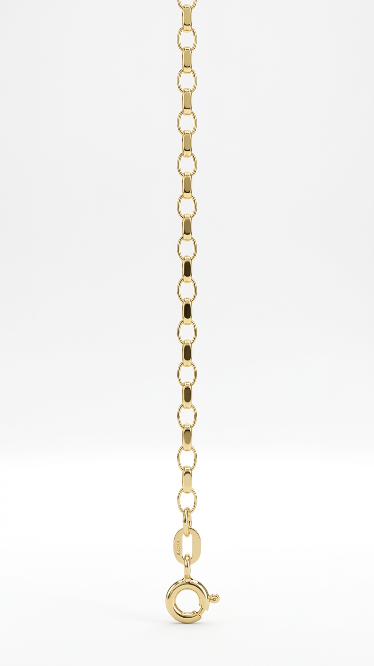 Blythe 9k yellow gold chain necklace, Luma Jewellery