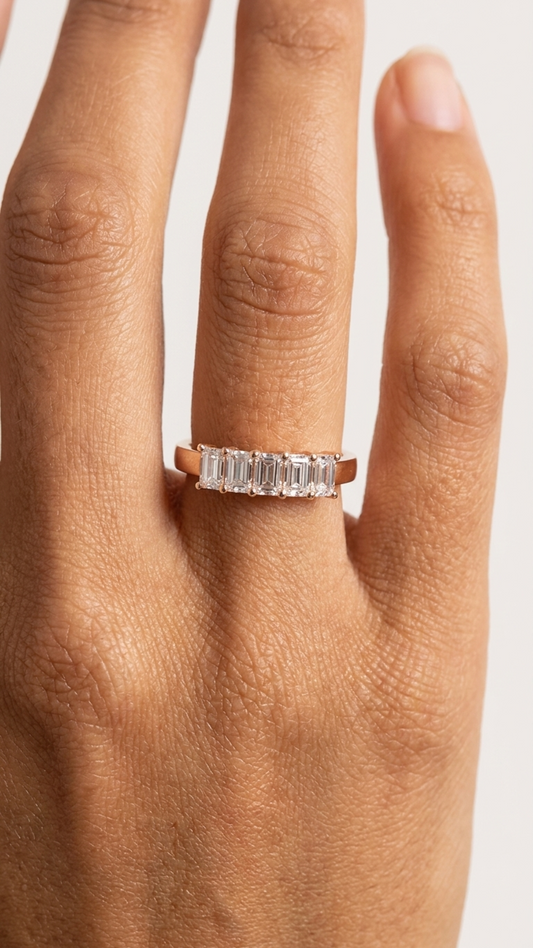 Cassiane Emerald Diamond Ring