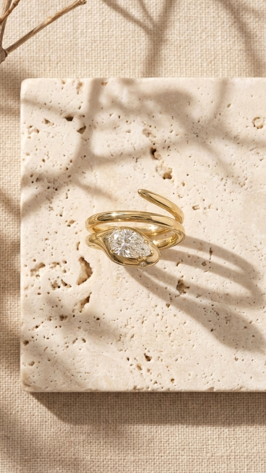 Lira Serpent Ring