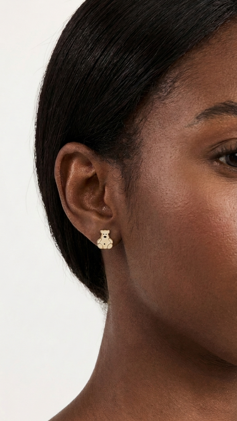 Thea 9ct gold stud earrings