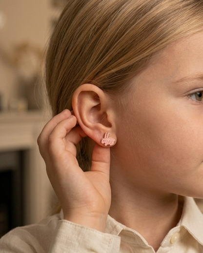 Eleni 9k yellow gold stud earrings, Luma Jewellery