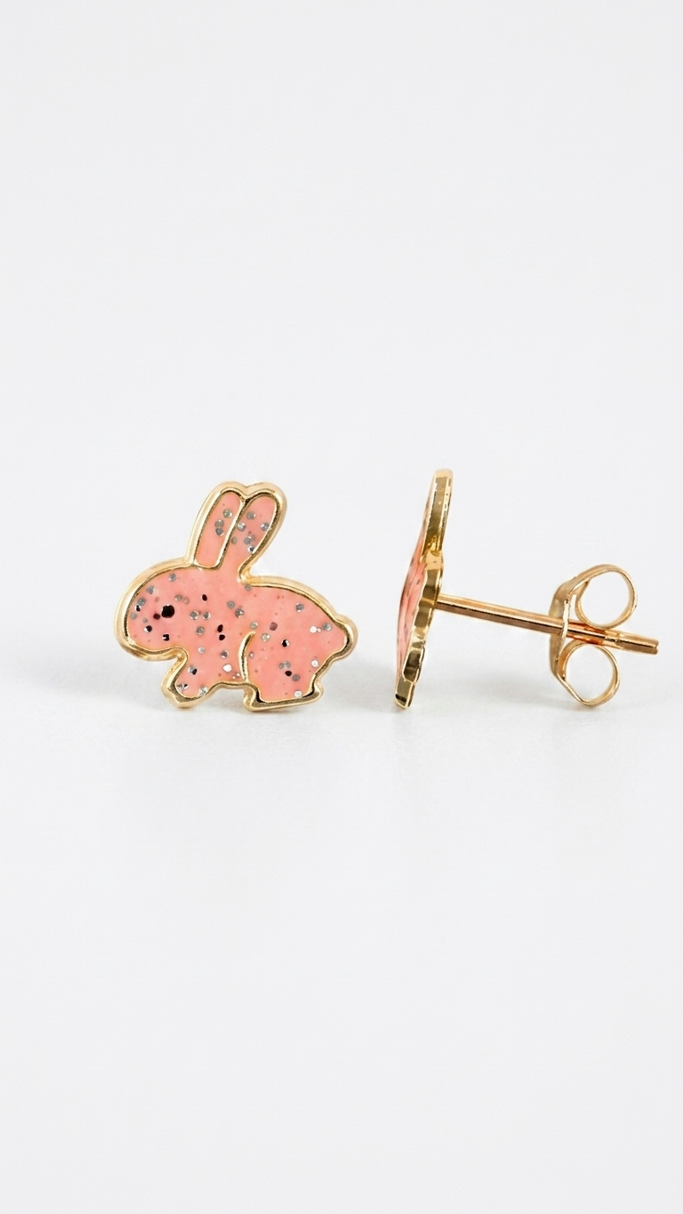 Eleni 9k yellow gold stud earrings, Luma Jewellery