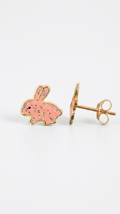 Eleni 9k yellow gold stud earrings, Luma Jewellery