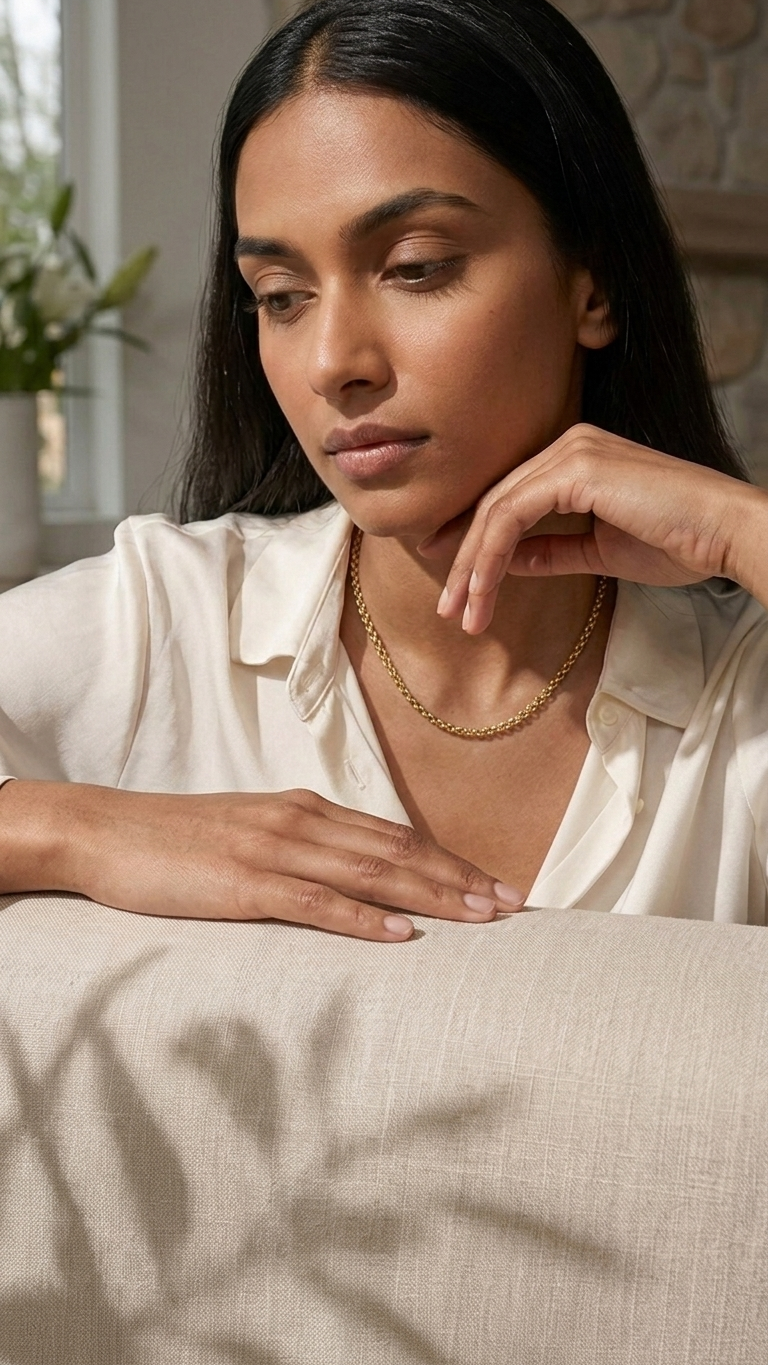 Bliss 9k yellow gold chain necklace, Luma Jewellery