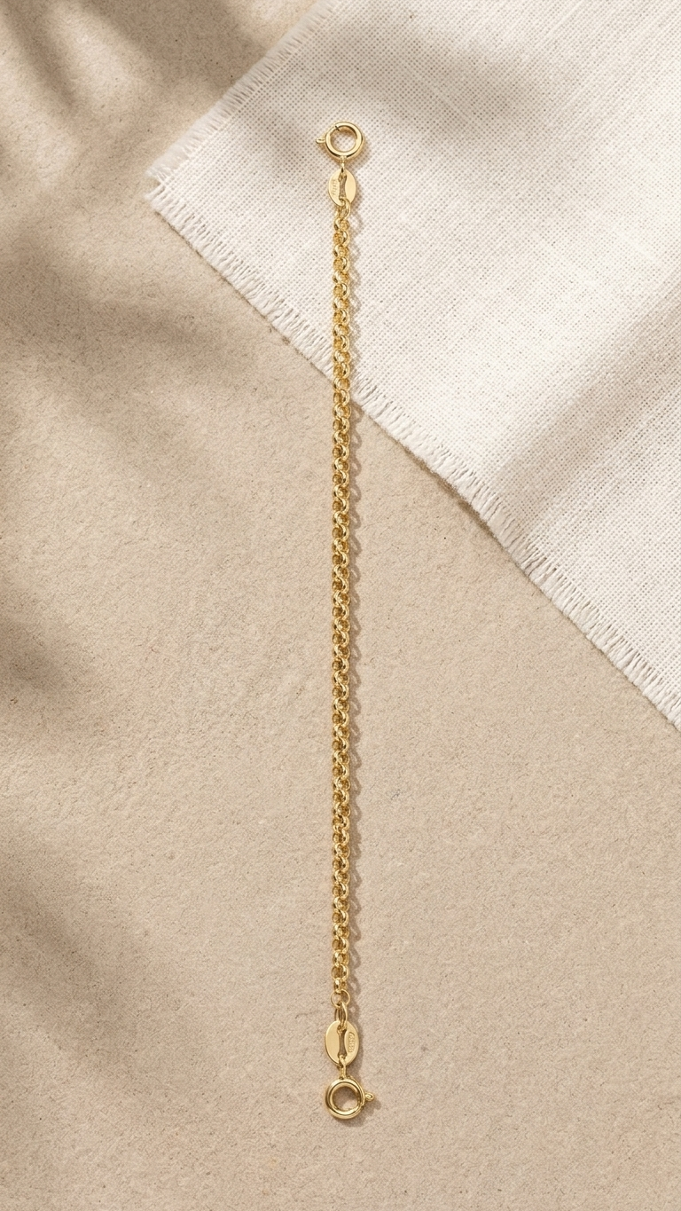 Bliss 9k yellow gold chain necklace, Luma Jewellery