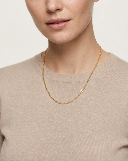 Bliss 9k yellow gold chain necklace, Luma Jewellery