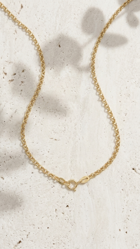 Glory 9k yellow gold chain necklace, Luma Jewellery