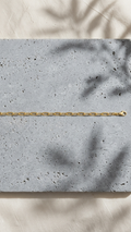 Luma 9k Solid Gold Paperclip Chain