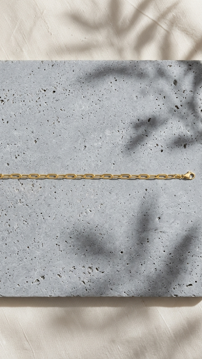 Luma 9k Solid Gold Paperclip Chain