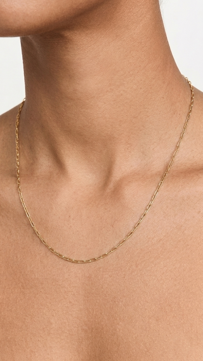 Luma 9k Solid Gold Paperclip Chain
