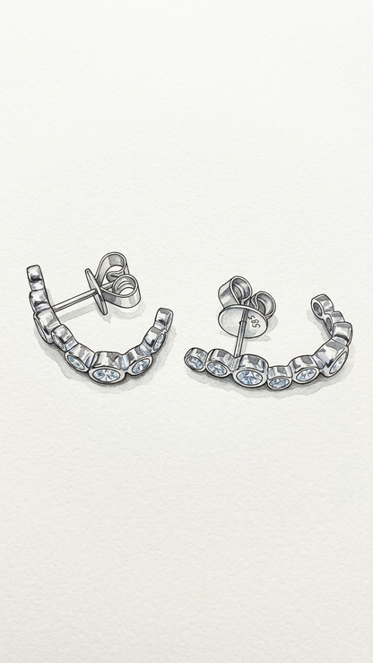 Cassia Diamond Earrings