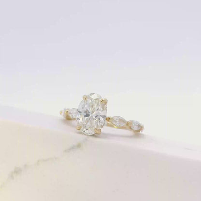 Soraya Oval Engagement Ring