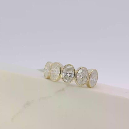 Lumiara Oval Diamond Ring