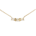 Roux lab grown diamond necklace in gold, 0.59ct, Luma Jewellery