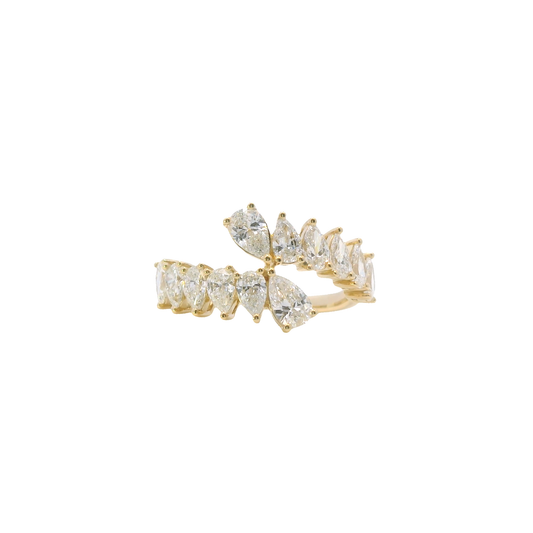 Zina lab grown diamond ring in gold, 1.78ct, Luma Jewellery